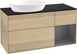 Villeroy & Boch Finion Waschtischunterschrank 1200 mm Glossy White Lacquer mit LED-Beleuchtung