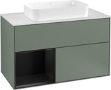 Villeroy & Boch Waschtischunterschrank Finion G241GF Glossy White Lacquer 1000 mm mit Beleuchtung