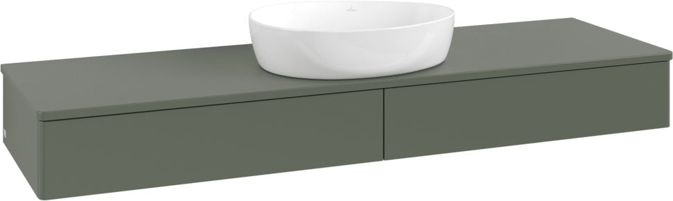 Villeroy & Boch Antao Waschtischunterschrank 1600 mm Anthracite Matt Lacquer mit LED-Beleuchtung