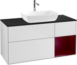 Villeroy & Boch Finion Waschbeckenunterschrank 1200 mm Glossy White Lacquer mit Beleuchtung