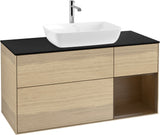 Villeroy & Boch Finion Waschbeckenunterschrank 1200 mm Glossy White Lacquer mit Beleuchtung