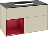 Villeroy & Boch Finion Waschtischunterschrank 1000 mm Glossy White Lacquer mit LED-Beleuchtung