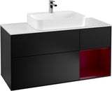 Villeroy & Boch Waschtischunterschrank Finion F421G 1200 mm Glossy White Lacquer