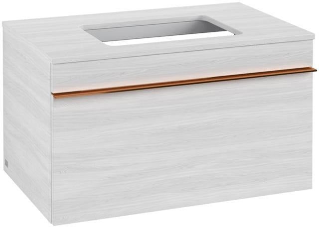 Villeroy & Boch Venticello Waschtischunterschrank 757 mm Glossy White mit Auszug