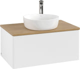 Villeroy & Boch Waschtischunterschrank Antao 800 mm White Matt Lacquer mit LED-Beleuchtung und Push-to-Open