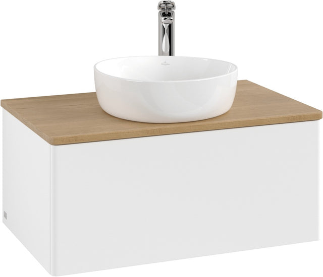 Villeroy & Boch Waschtischunterschrank Antao 800 mm White Matt Lacquer mit LED-Beleuchtung und Push-to-Open