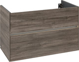 Villeroy & Boch Waschbeckenunterschrank Collaro C13900 in White Oak – 996 mm, 2 Auszüge, SoftClosing