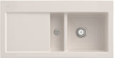 Villeroy & Boch Einbauspüle Subway 60 Ivory CeramicPlus – 1000 mm Keramik mit Abtropffläche