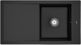 Villeroy & Boch Timeline 50 flat Einbauspüle 865x475mm Ebony CeramicPlus reversibel
