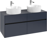 Villeroy & Boch Collaro Waschbeckenunterschrank White Oak 1200 mm mit 4 Auszügen