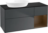 Villeroy & Boch Finion Waschtischunterschrank 1200 mm Glossy White Lacquer mit LED-Beleuchtung