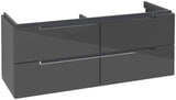 Villeroy & Boch Subway 2.0 Waschtischunterschrank 1287 mm mit 4 Auszügen in Glossy White