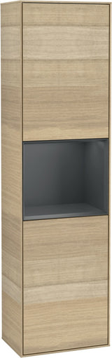 Villeroy & Boch Hochschrank Finion G460GF – Hochglanz Weiß, LED-Beleuchtung, SoftClose