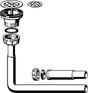 Villeroy & Boch Überlaufgarnitur 962417 Zubehör für Küchenspülen, Verchromt, 167x184x65 mm