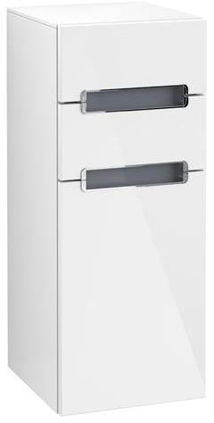 Villeroy & Boch Subway 2.0 Seitenschrank 356 mm, 1 Tür, 2 Schubladen, Glossy White