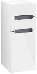 Villeroy & Boch Subway 2.0 Seitenschrank 356 mm, 1 Tür, 2 Schubladen, Glossy White
