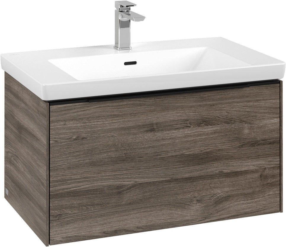 Villeroy & Boch Waschtischunterschrank Subway 3.0 C 573L0 Brilliant White mit Beleuchtung