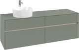 Villeroy & Boch Collaro Waschtischunterschrank 1600 mm White Oak – 4 Auszüge, SoftClosing