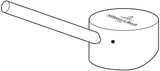 Villeroy & Boch Armaturengriff 927380 aus massivem Edelstahl, 80x80x50 mm, für Steel Expert Compact
