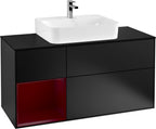 schwarz / Mitteldichte Faserplatte (MDF) / F162H B