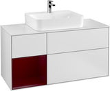 Villeroy & Boch Finion Waschtischunterschrank G161G 1200 mm Glossy White Lacquer mit LED-Beleuchtung