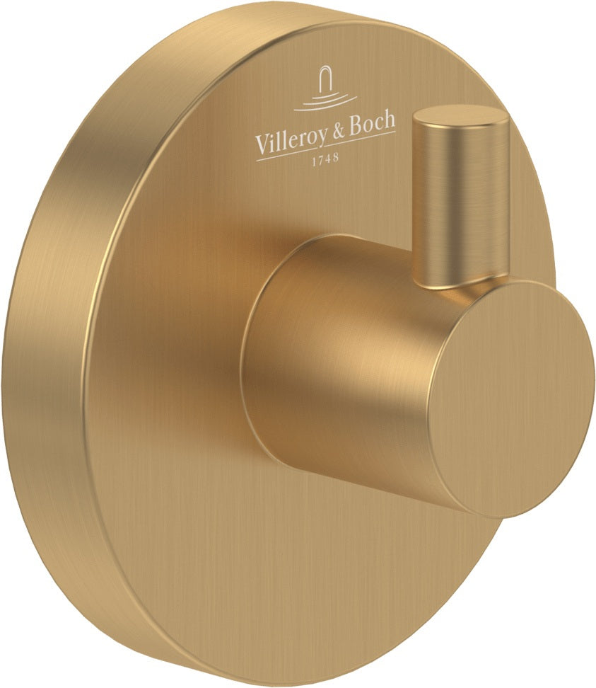 Villeroy & Boch Handtuchhaken Elements - Tender TVA1 51011000, 54x32x54 mm, Rund, Chrom