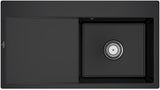 Villeroy & Boch Subway Style 50 Flat Einbauspüle 880x490mm Ebony CeramicPlus