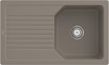 Villeroy & Boch Einbauspüle Linara 338501 860x510mm Rechteck Almond CeramicPlus