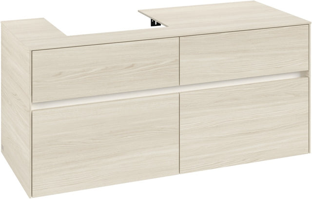 Villeroy & Boch Waschtischunterschrank Collaro C071 B0 1200 mm White Oak mit Beleuchtung