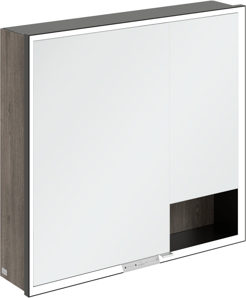 Villeroy & Boch Spiegelschrank My View+ B48110 1000 mm Graphite mit LED-Beleuchtung und SoftClosing
