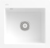 Villeroy & Boch Subway 50 S flat Flächenbündige Spüle 490x475mm Weiß Alpin CeramicPlus