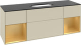 Villeroy & Boch Finion Waschbeckenunterschrank 1600 mm Glossy White Lacquer mit Beleuchtung