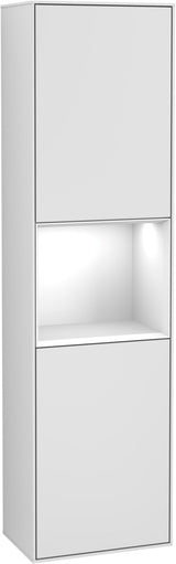 Villeroy & Boch Hochschrank Finion G460GF – Hochglanz Weiß, LED-Beleuchtung, SoftClose