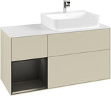 Villeroy & Boch Waschtischunterschrank Finion G141G 1200 mm Glossy White mit LED-Beleuchtung