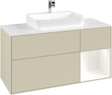 Villeroy & Boch Waschtischunterschrank Finion F421G 1200 mm Glossy White Lacquer