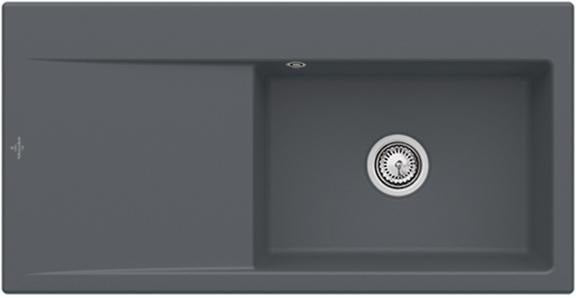 Villeroy & Boch Einbauspüle Subway Style 60 Weiß Alpin CeramicPlus 1000 mm