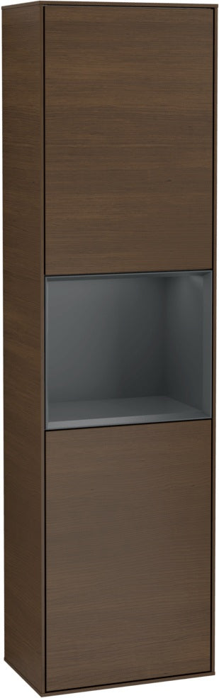 Villeroy & Boch Hochschrank Finion F460GF – 418 mm, Glossy White Lacquer, mit Beleuchtung & SoftClosing
