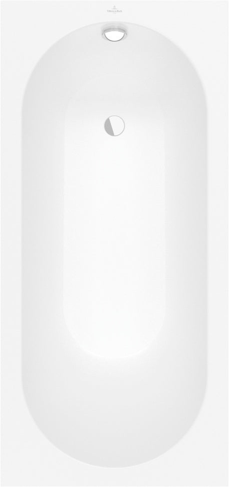 Villeroy & Boch Rechteck-Badewanne Oberon UBQ160OBE2V 1600x750mm Weiß Alpin Quaryl