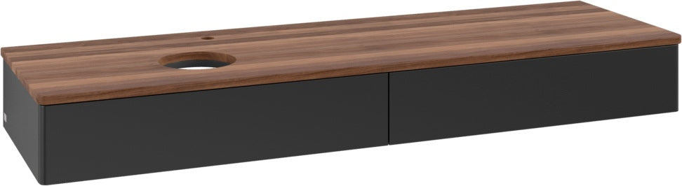 Villeroy & Boch Waschbeckenunterschrank Antao L15051 1600 mm Anthrazit Matt mit Auszugsbeleuchtung