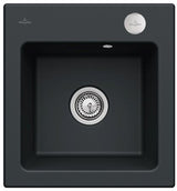 Villeroy & Boch Subway 45 XS Einbauspüle Keramik Ebony CeramicPlus 475x510mm