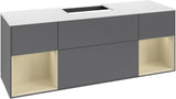 Villeroy & Boch Finion Waschtischunterschrank 1600 mm Glossy White Lacquer mit LED-Beleuchtung