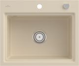 Villeroy & Boch Subway Style 60 S Flat Einbauspüle Ivory CeramicPlus 600x510mm