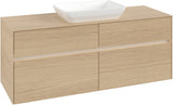 Villeroy & Boch Waschtischunterschrank Collaro C116 B0 1400 mm Nordic Oak mit Beleuchtung