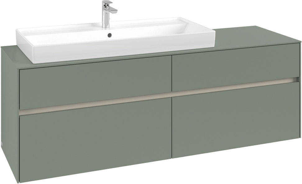 Villeroy & Boch Waschtischunterschrank Collaro C029 B0 1600 mm White Oak mit Beleuchtung