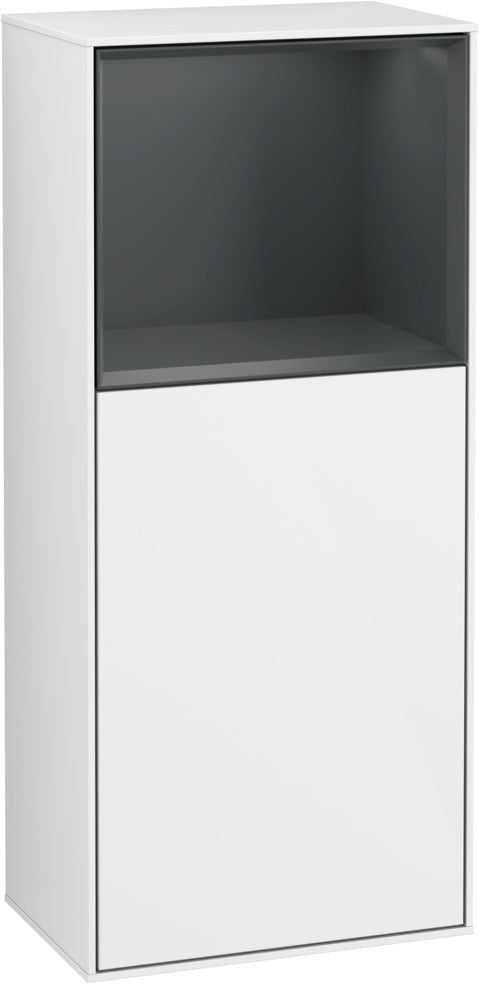 Villeroy & Boch Finion Seitenschrank G510GF, 418 mm, Glossy White Lacquer, mit Beleuchtung