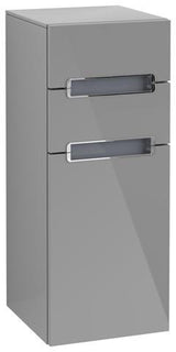 Villeroy & Boch Subway 2.0 Seitenschrank 356 mm, 1 Tür, 2 Schubladen, Glossy White, Anschlag rechts