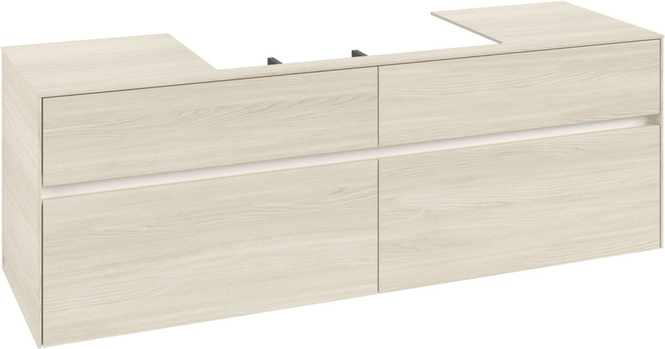 Villeroy & Boch Waschtischunterschrank Collaro C028 1600 mm White Oak mit SoftClosing