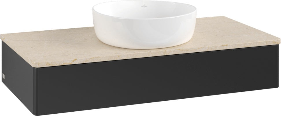 Villeroy & Boch Antao Waschtischunterschrank 1000 mm, 1 Auszug, Stone Grey Matt, wandhängend