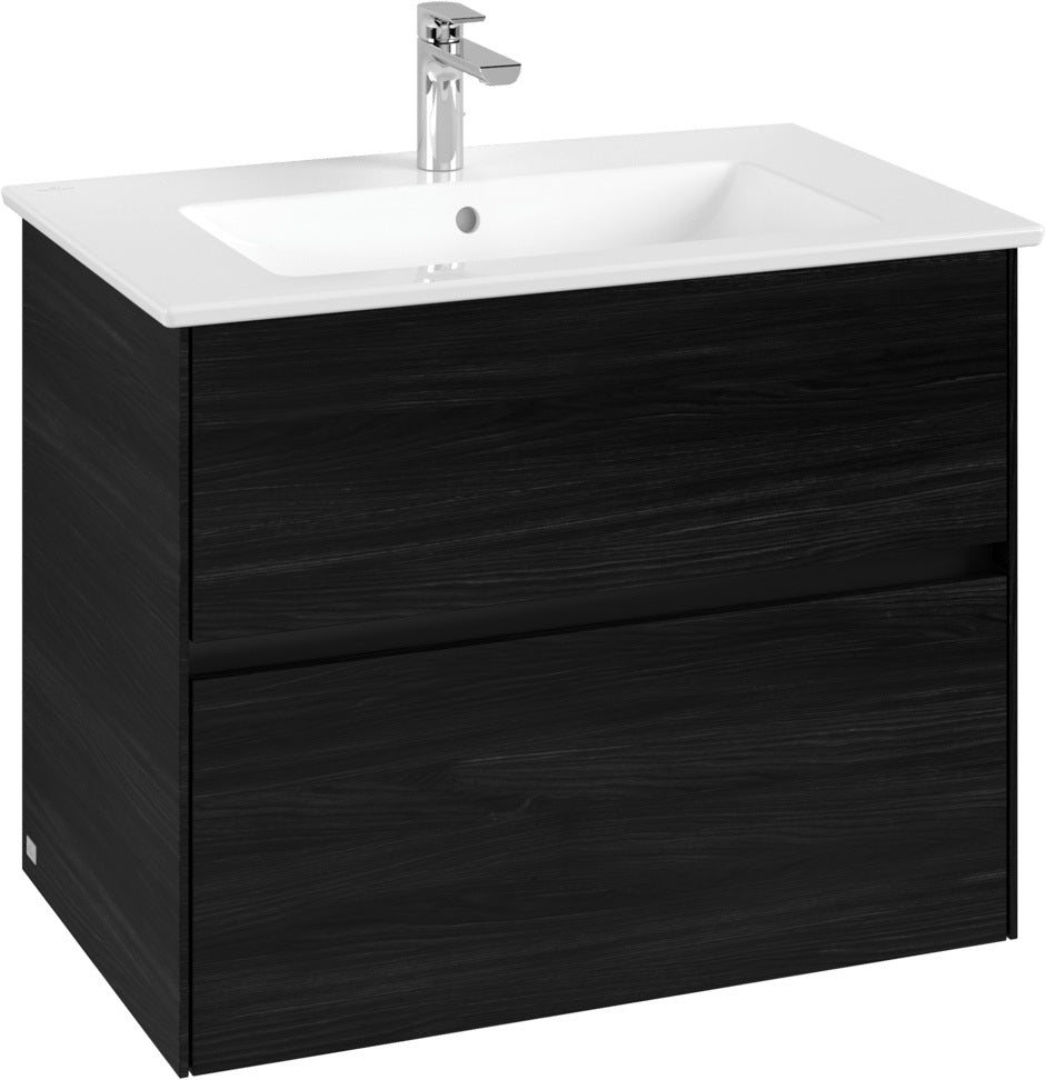 Villeroy & Boch Waschbeckenunterschrank Collaro C144 B0 761 mm White Oak mit LED-Beleuchtung