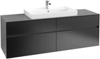 schwarz / Mitteldichte Faserplatte (MDF) / black matt